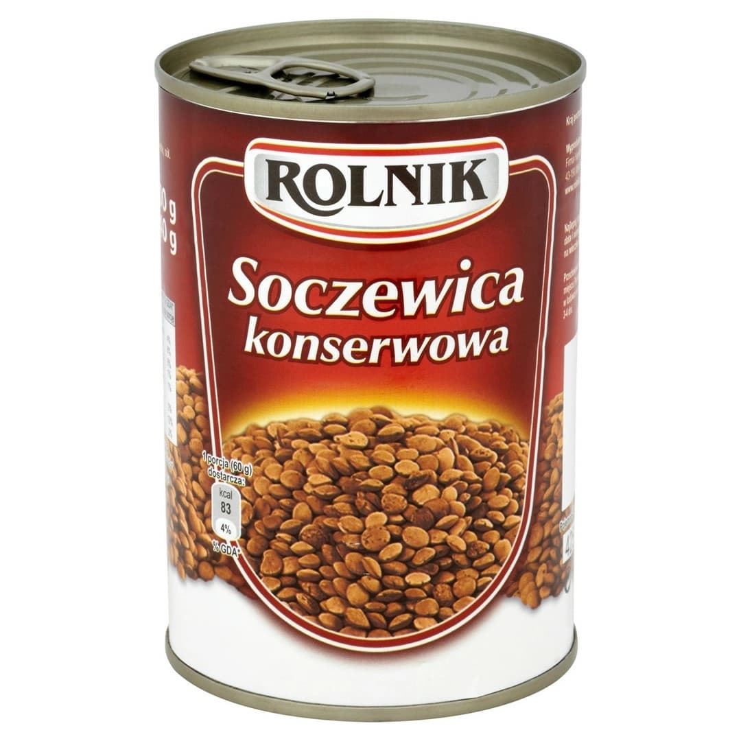 ROLNIK Soczewica konserwowa. 11,48 zl/kg