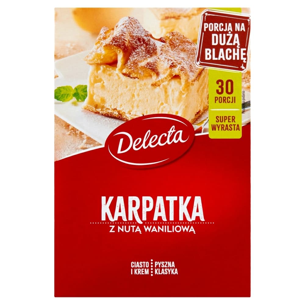 DELECTA Ciasto karpatka. 17,04 zl/kg