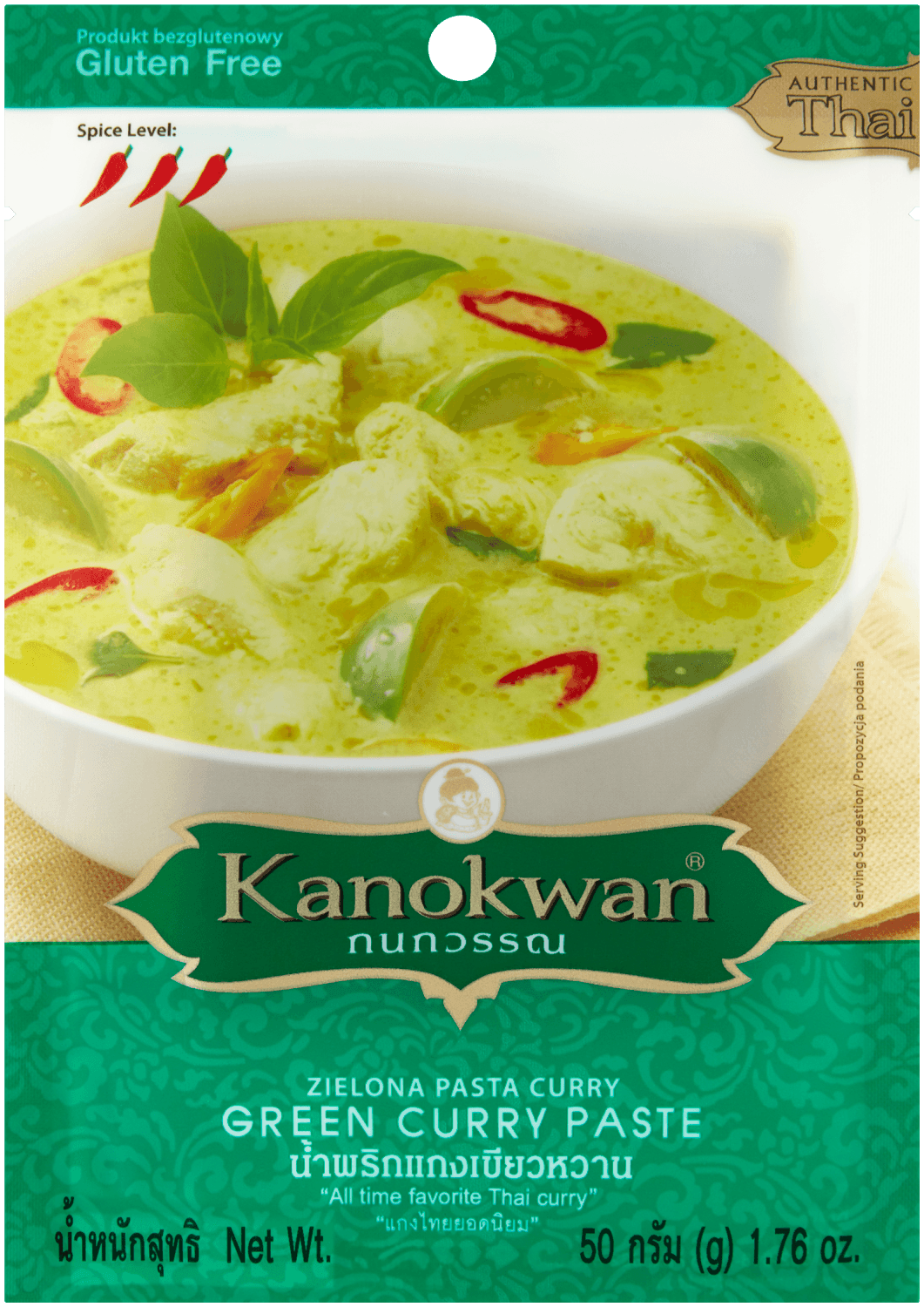 KANOKWAN Pasta zielona curry. 113,00 zl/kg