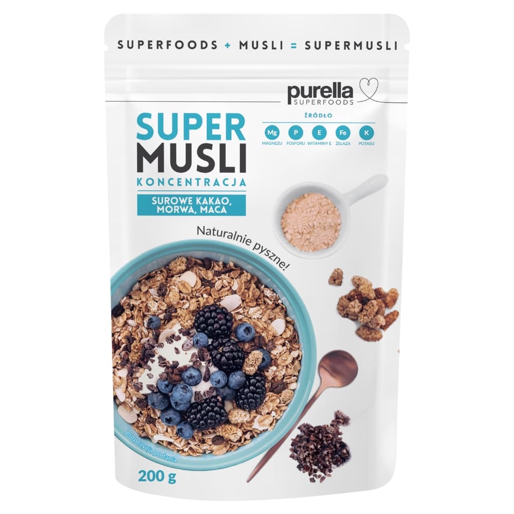 PURELLA SUPERFOODS Super Musli Koncentracja. 51,45 zl/kg