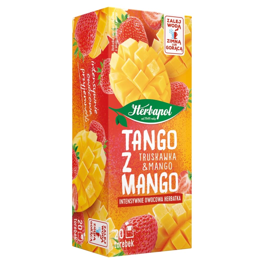 HERBAPOL Intensywnie owocowa herbatka tango z mango 20 szt.. 144,75 zl/kg