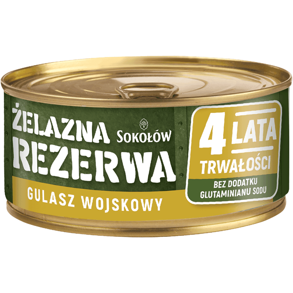 SOKOLOW ZELAZNA REZERWA Konserwa gulasz wojskowy. 33,30 zl/kg
