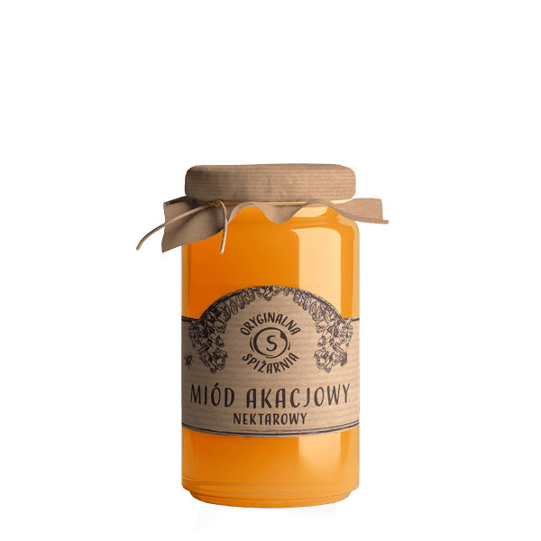 ORYGINALNA SPIZARNIA Miod akacjowy nektarowy. 46,46 zl/kg