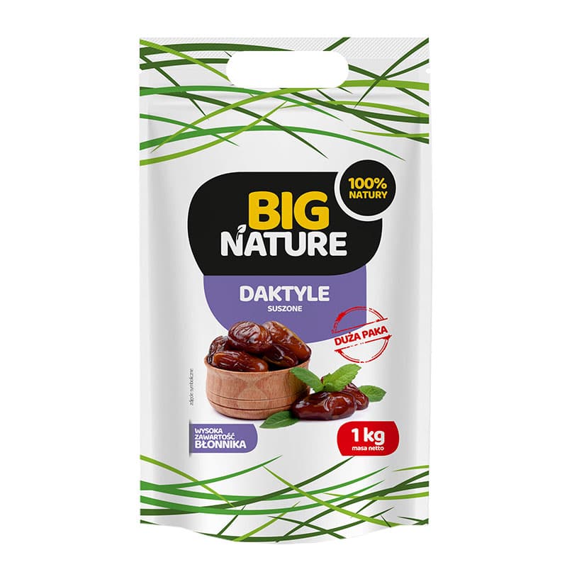 BIG NATURE Daktyle suszone. 14,25 zl/kg