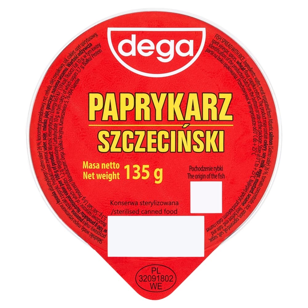 DEGA Paprykarz szczecinski. 18,44 zl/kg
