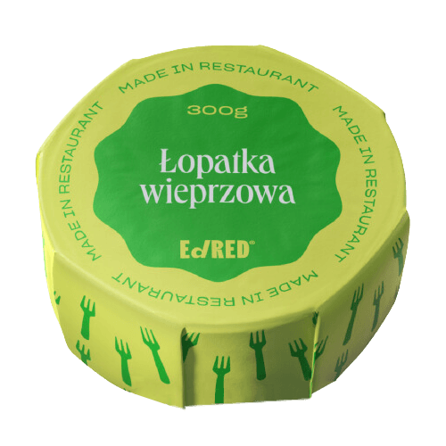 ED RED Konserwa lopatka wieprzowa. 63,30 zl/kg
