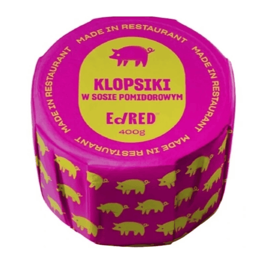 ED RED Konserwa klopsiki w sosie pomidorowym. 48,48 zl/kg