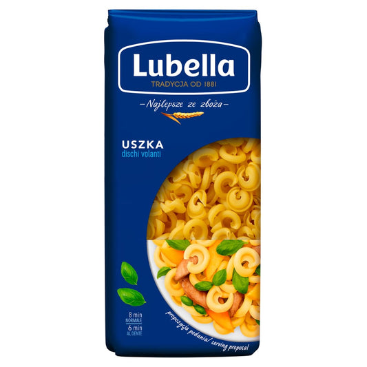 LUBELLA Makaron uszka. 14,98 zl/kg