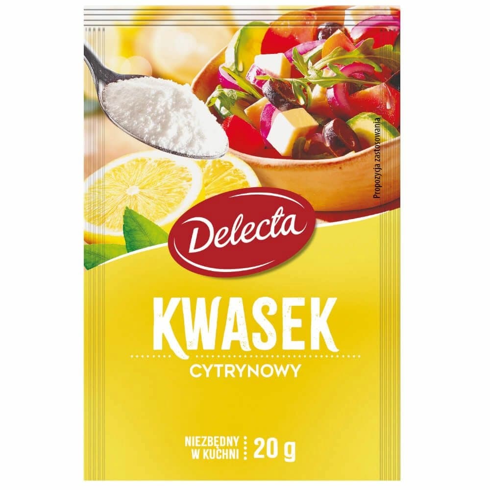 DELECTA Kwasek cytrynowy. 84,50 zl/kg