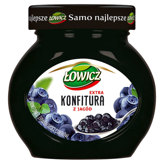 LOWICZ Konfitura jagodowa niskoslodzona. 49,96 zl/kg
