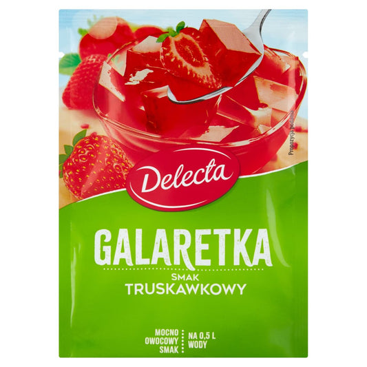DELECTA Galaretka truskawkowa. 31,29 zl/kg