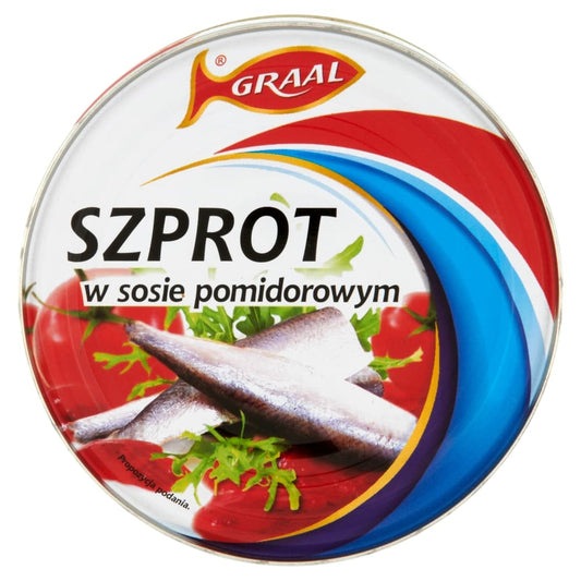 GRALL Szprot w sosie pomidorowym. 27,30 zl/kg