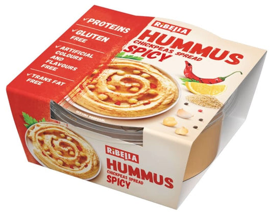 RIBELLA Hummus pikantny VEGE. 37,38 zl/kg