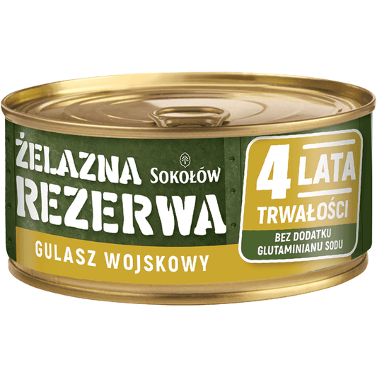 SOKOLOW ZELAZNA REZERWA Konserwa gulasz wojskowy. 33,30 zl/kg