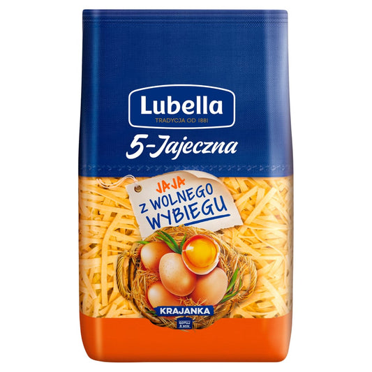 LUBELLA Makaron jajeczna krajanka 5 jaj. 14,98 zl/kg