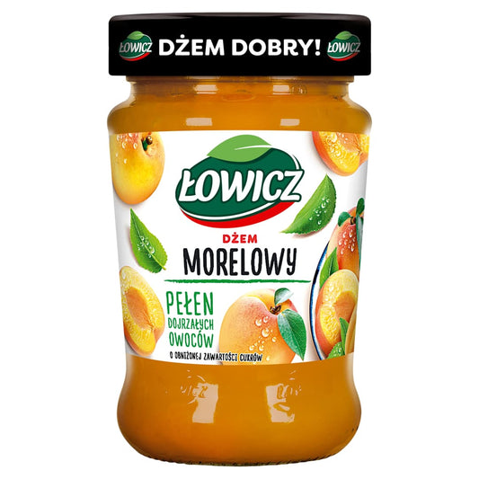 LOWICZ Dzem morelowy niskoslodzony. 20,32 zl/kg