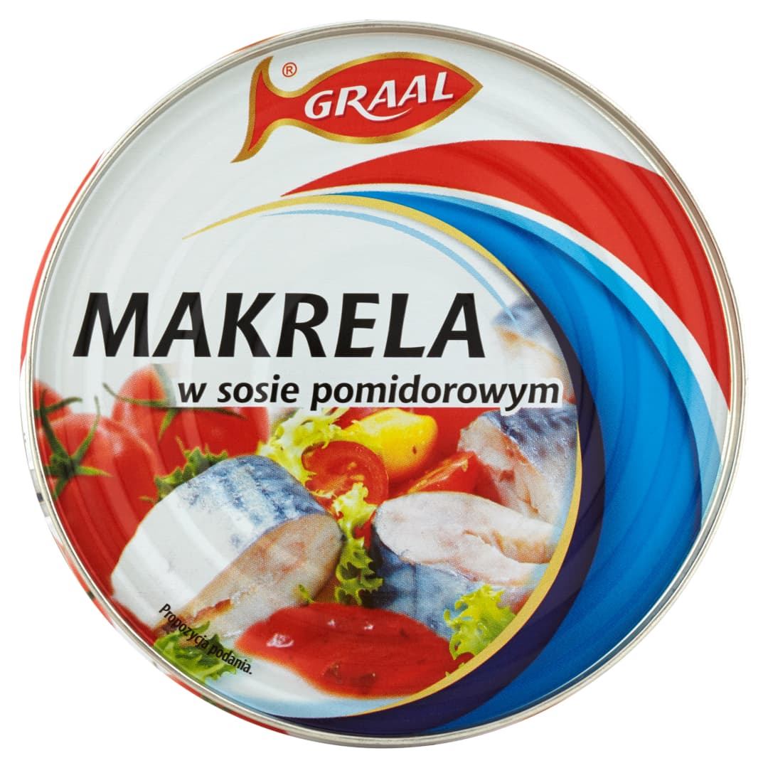 GRAAL Makrela w sosie pomidorowym. 35,63 zl/kg