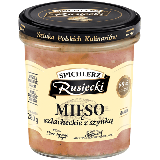 SPICHLERZ RUSIECKI Mieso szlacheckie z szynka. 35,68 zl/kg