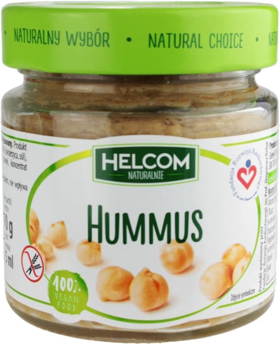HELCOM Hummus klasyczny bezglutenowy VEGE. 36,79 zl/kg