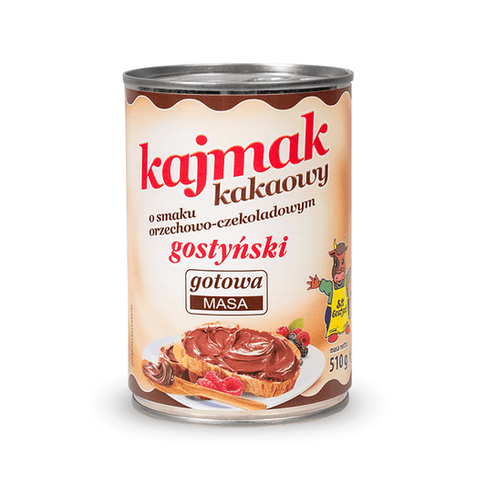 SM GOSTYN Kajmak masa krowkowa o smaku orzechowo-czekoladowym. 19,39 zl/kg