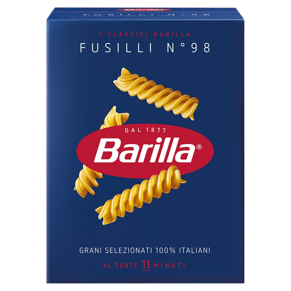 BARILLA Makaron fusilli. 12,58 zl/kg